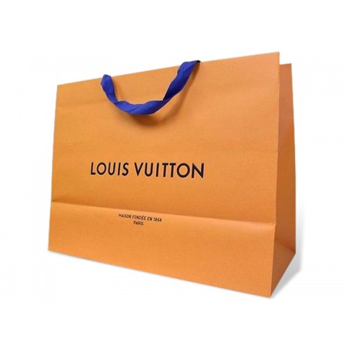 LOUIS VUITTON LV Shopping Bag Authentic Empty Paper Gift Bag  (14x9.75x4.25")
